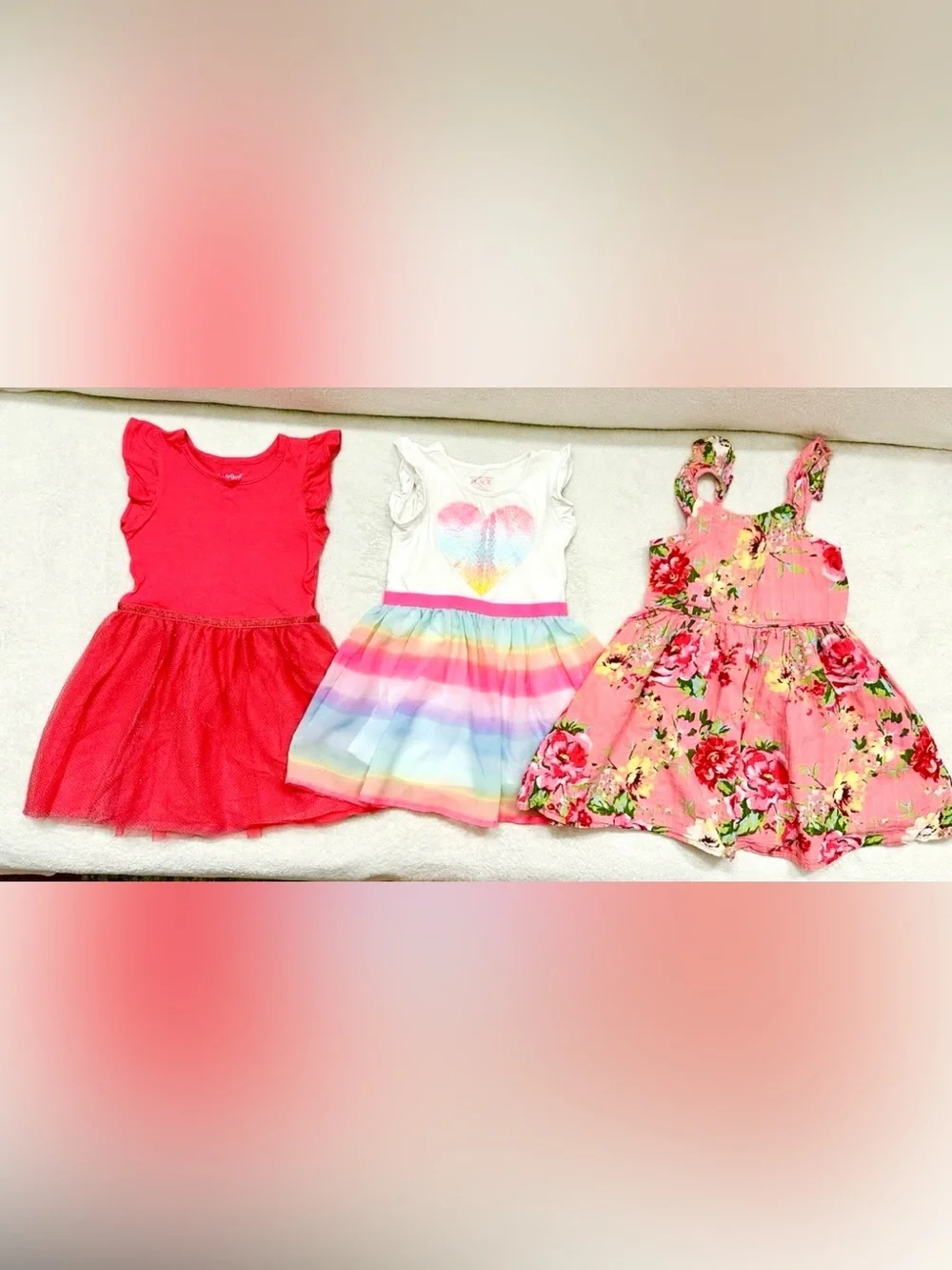 Cute Lot Girls Dresses Size 4T Years Zunie, Cat&Jack Excellent Condition